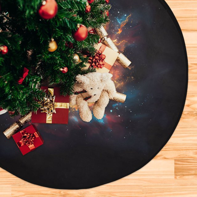 28" Christmas Tree Stand Mat Under Tree Protect Floor Waterproof