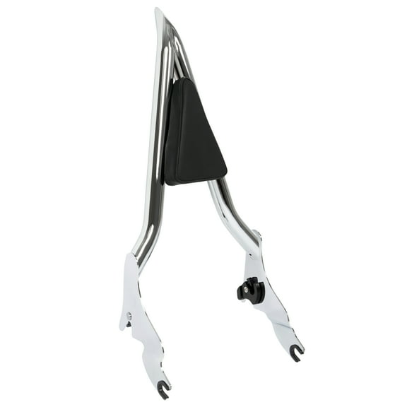 28" Chrome Backrest Sissy Bar For Harley Touring CVO Road Street Glide 2009-2024