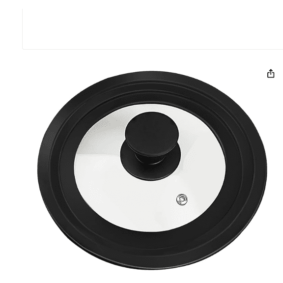 28 Cm / 11-Inch Silicone Pot Lid with Tempered Glass Window – Spill-Proof Universal Cover for Frying Pans & Stockpots, Stay-Cool Knob, Dishwasher-Safe Kitchen Lid, Pot Lid*1