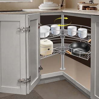 Rev-A-Shelf 2 -Tier Natural Maple Lazy susan in the Cabinet Organizers department at
