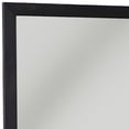 thumbnail image 1 of 28" Dark Brown Solid Wood Framed Accent Mirror, 1 of 1
