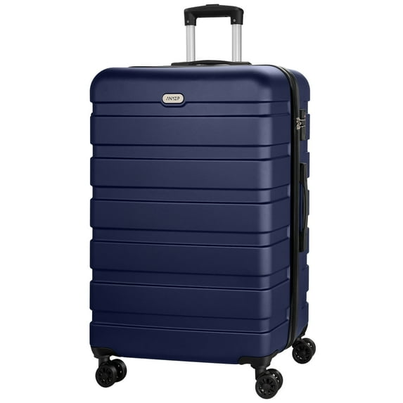 Luggage PC ABS Lightweight Suitcase with Wheels TSA Lock Hardshell Checked-Large Luggage 28 inch DarkBlue