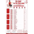 28 Day Tai Chi Challenge for Women Poster Fitness Chart - Walmart.com
