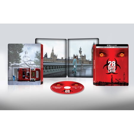 28 Days Later (Steelbook) (4K Ultra HD + Digital Copy) Sony Pictures, Action, Drama, Horror, Sci-Fi, Thriller