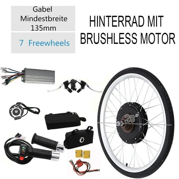 Electric Bicycle Conversion Kit 1000w 28" Rear Wheel E Bike Motor Kit 48V SALE