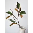 thumbnail image 1 of 28" Faux Magnolia Leaf Branch Stem, 1 of 7
