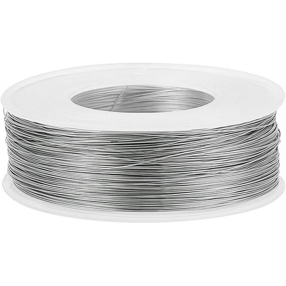 28 Gauge 984FT 304 Stainless Steel Binding Wire for Jewelry Making Strapping Sculpture Frame Cleaning Brushes Making and Other Crafts Project Stainless Steel ColorDIY