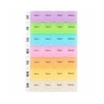 thumbnail image 1 of 28 Grid Rainbow Color Portable Pill Box 1 Pack.Creative One Week Pill Box Plastic 28-grid Rainbow-colored Portable Pill Box 7-color Detachable Pill Storage Box, 1 of 8