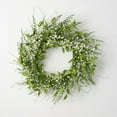 thumbnail image 1 of 28"H Sullivans Lush Leaf Berry Wreath, Green, 1 of 5