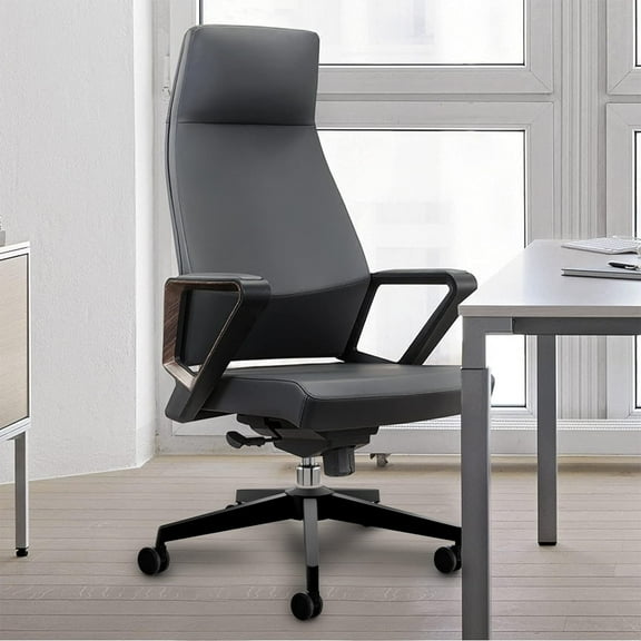 28'' Heavy Duty Office Chair Base Replacement with Cross Metal Legs (2400 lbs), Universal Gas Cylinder & Caster Sockets, Matte Black