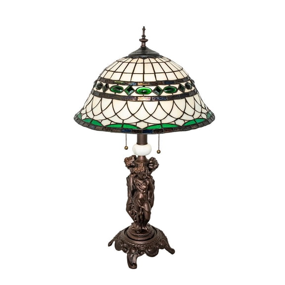 Meyda Lighting 28" High Tiffany Roman Table Lamp