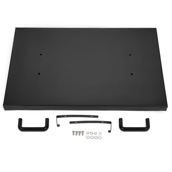 28" Hinged Lid Griddle Cover For Blackstone Griddle w/ Rear Grease Collection