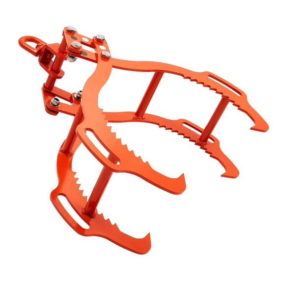 28 Inch 4-Prong Log Grapple Tongs, Heavy Steel Swivel Skidding Clamp, 2650 lbs Capacity, Eagle Claw for Tractor Truck Skid Steer