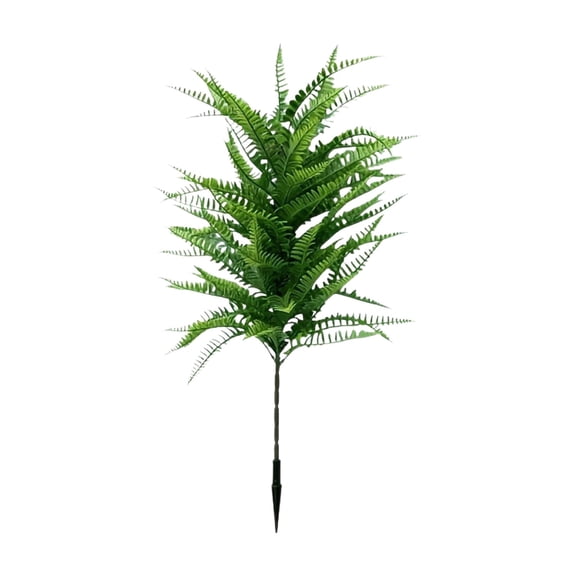 28 Inch Artificial Greenery Spike Faux Grass Plant for Outdoor Garden Yard Patio Landscape Decor YYUZH