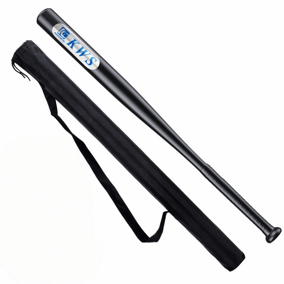 28-Inch Carbon Steel Training Bat, 2.2 lbs Overload Hitting Bat, Solid Construction, Anti-Slip Pro-Grip Handle, Long-Lasting for Intense Outdoor Baseball Practice, Black