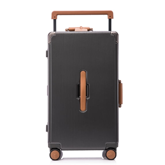 28 Inch Checked Luggage, Hardshell Suitcase with Spinner Wheels, Wide Handle & TSA Lock, 116L Large Capacity for Family and International Travel- Cruise & Airline Approved
