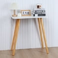 thumbnail image 1 of 28 Inch Computer Desk Modern Simple Style Desk for Home Office Thickened Plate Spacious Desktop Computer Desk Solid Wood PC Work Writing Table (White), 1 of 9