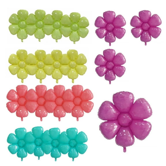28 Inch Flower Balloons,Daisy Balloons,20Pcs Daisy Flower Balloons Party Decorations for Birthday,Wedding,Baby Shower,Party Decorations Supplies(5 Colors)