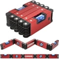 thumbnail image 1 of 28 Inch Foldable Level Measuring Tool with 4 Easy-Read Level Bubbles 45°/90°/180° with Powerful Magnets for Carpenters,Woodworkers,Fabricators, 1 of 6