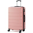 thumbnail image 1 of 28 Inch Hardside Carry On Luggage, Suitcase with Double Spinner Wheels & TSA Lock, Hard Shell, Expandable Rolling Lightweight, Pink, 1 of 8