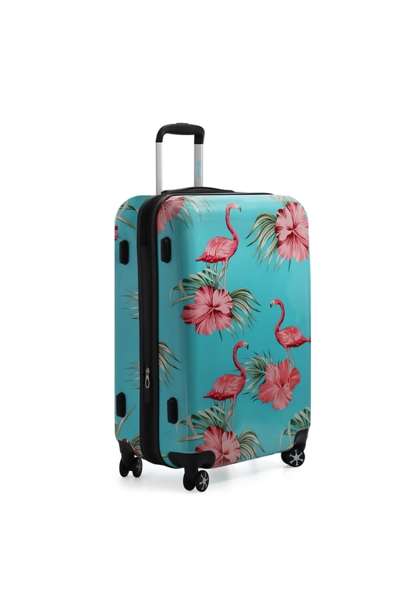 28 Inch Large Checked Luggage Expandable Suitcase with Spinner Wheels & TSA Lock Lightweight Durable PC Hardshell Rolling Suitcase,0028#22