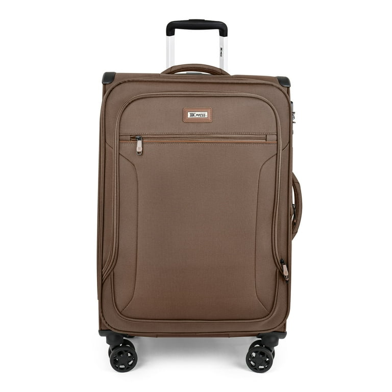 28 Inch Large Softside Checked Luggage,Expandable Soft Shell