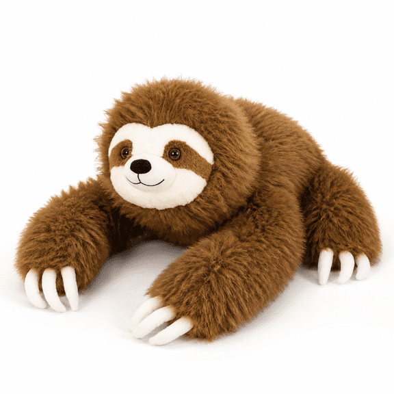 28 Inch Large Three-toed Sloth Stuffedl Big Plushow