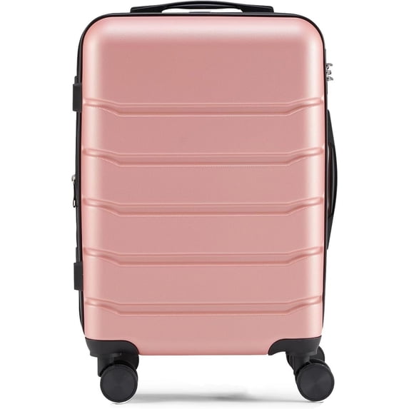 28 Inch Luggage Suitcase with TSA Lock, Lightweight Hardside Rolling Suitcase with Spinner Wheels, Expandable Lightweight Luggage, Pink