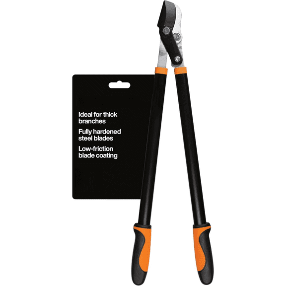 28-Inch Power-Lever Garden Bypass Lopper and Tree Trimmer, Sharp Precision-Ground Steel Blade for Cutting Branches up to 1.75-Inch Diameter