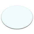 thumbnail image 1 of 28 Inch Round Glass Dining Table Top,Circle Tempered Glass Kitchen Table Top with 4-6 Rubber Anti-Slip Ring,0.35'' Clear Circular Dining Table Top, for Dining,Restaurant Table and Lazy Susan, 1 of 9