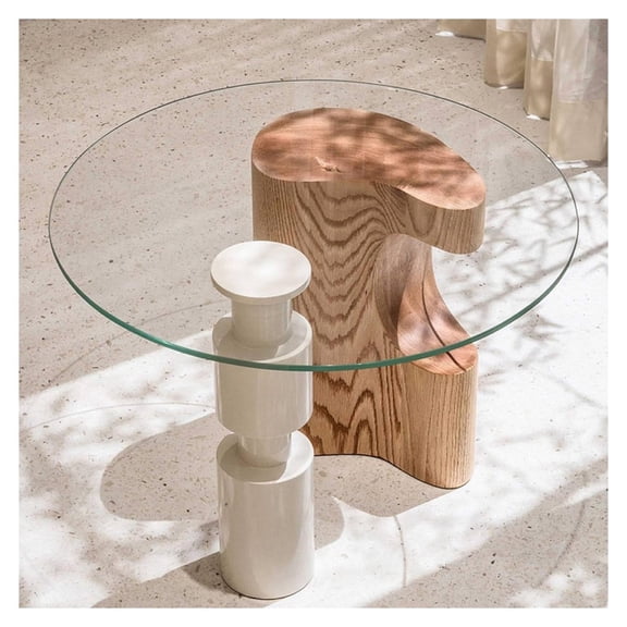 28 Inch Round Tempered Glass Table Top, 0.26" Thick Pencil Edge, Clear for Dining, Patio, Coffee & Side Tables - Scratch Resistant, Heat Safe, Easy Clean 28Diameter