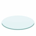 thumbnail image 1 of 28 Inch Round Tempered Glass Table Top Clear Glass 3/8 Inch Thick Beveled Polished Edge (Only Glass Table Top), 1 of 6
