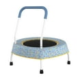 thumbnail image 1 of 28 Inch Toddler Trampoline For Ages 1+ With Safety Handles Durable Metal Frame For Indoor Outdoor Use Bounce Toy For Kids, 1 of 9