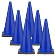 thumbnail image 1 of 28 Inch Traffic Blue Traffic Cones (6 Pk), 1 of 9