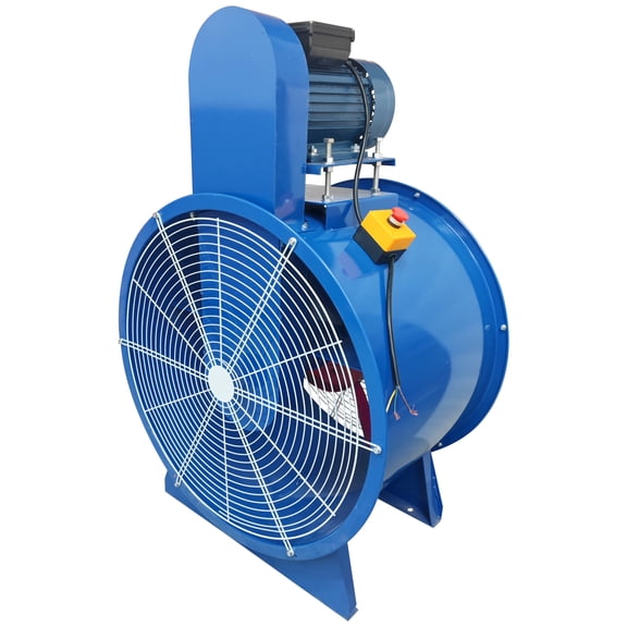 28 Inch Tube Axial Fan External Rotor Motor 220V Industrial Exhaust Ventilation Blower