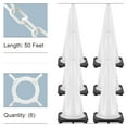 thumbnail image 1 of 28 Inch White Traffic Cone and Chain Kit (6 Pk), 1 of 9