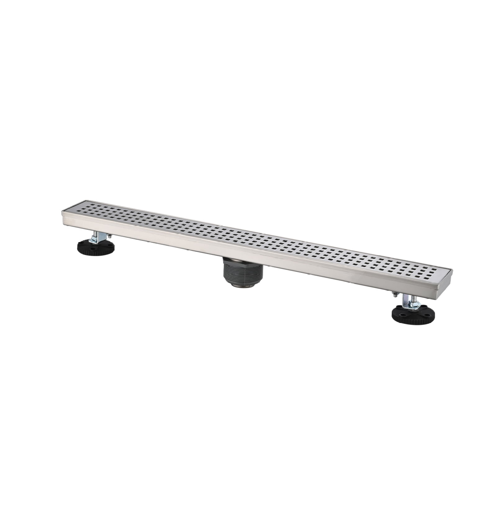 28 Inches Shower Drain, Included Hair Strainer and Leveling Feet