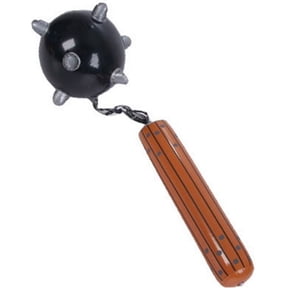 28" Inflatable Mace Costume Prop Weapon Giant Toy Inflate Ball Chain Accessory