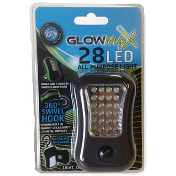 28 Led Worklight, The Battery Spot, EACH, EA, 24 LED flood light; 4 LED spot lig