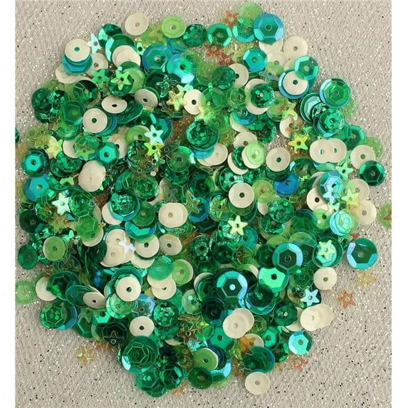 Buttons Galore LL Sequin Tin Lady Luck