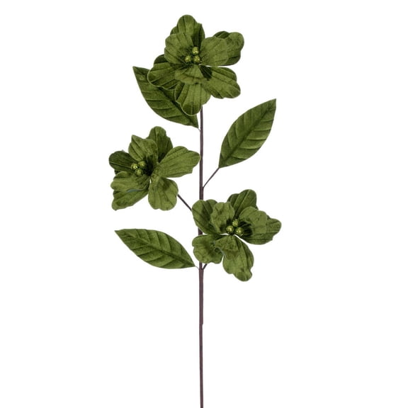 28" Lime Velvet Trio Amaryl 6" Flwr 3/Bg