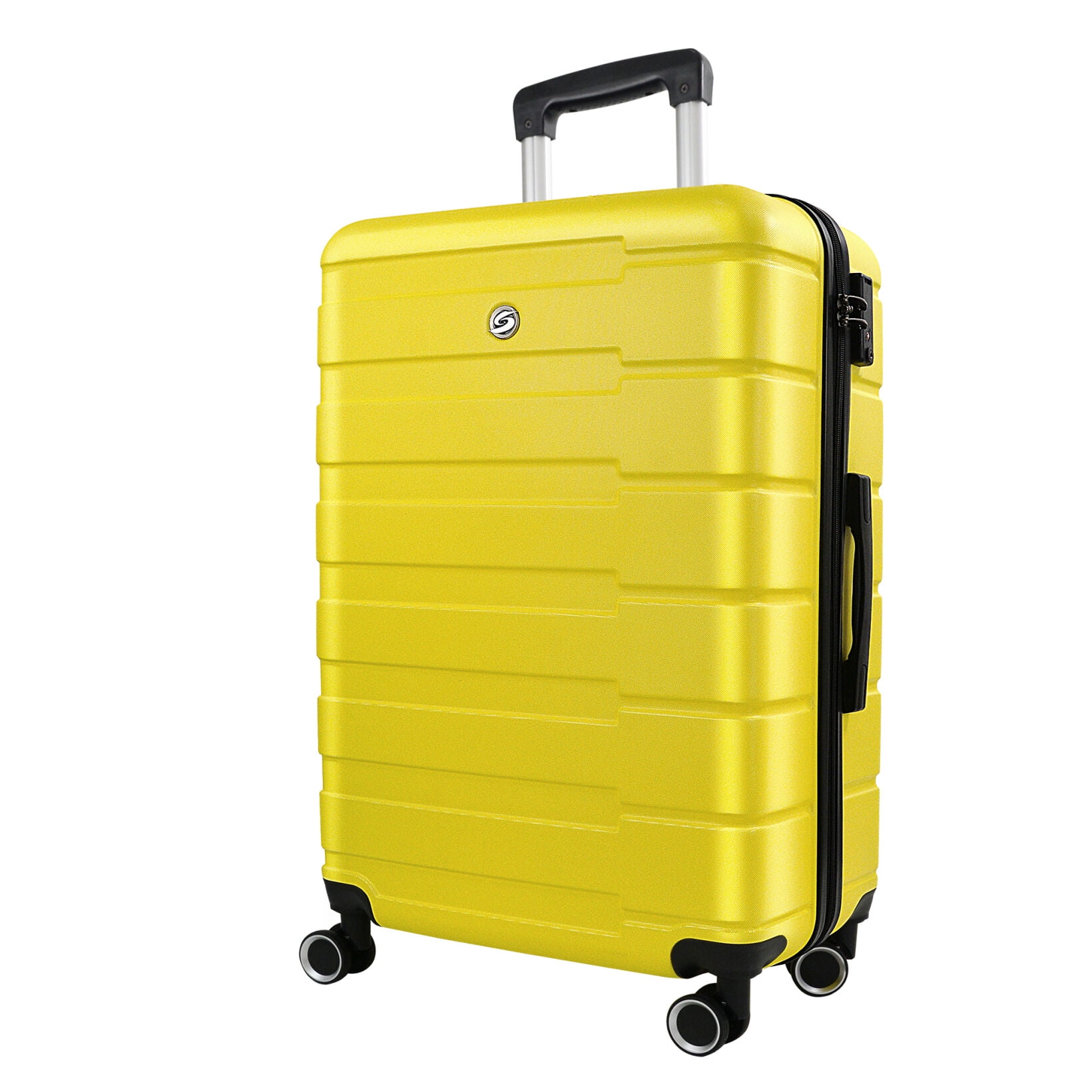 28" Luggage Travel Suitcase with TSA Lock, Hardside Carryon Luggage with Spinner Wheels, Carry