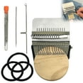 thumbnail image 1 of 28 Needles Knit Patch Kit Darning Loom - Darning Loom Quickly Mini Mending Convenient Darning Loom for Mending Jeans Socks Clothes Loom Machine Makes Beautiful Stitching DIY Weaving Arts, 1 of 8