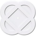 thumbnail image 1 of 28"OD x 1"ID x 11 1/4"C x 1"P Charlotte Architectural Grade PVC Contemporary Ceiling Medallion, 1 of 11