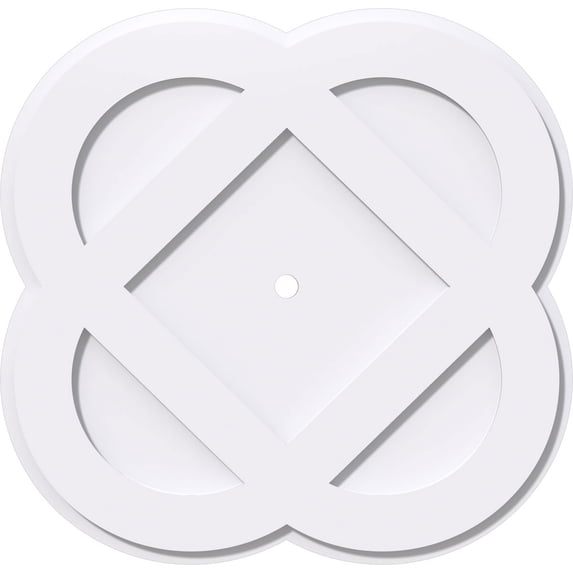 28"OD x 1"ID x 11 1/4"C x 1"P Charlotte Architectural Grade PVC Contemporary Ceiling Medallion