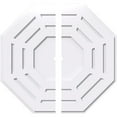 thumbnail image 1 of 28"OD x 1"ID x 11"C x 1"P Westin Architectural Grade PVC Contemporary Ceiling Medallion, Two Piece, 1 of 11