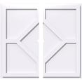 thumbnail image 1 of 28"OD x 1"ID x 9 3/4"C x 1"P Embry Architectural Grade PVC Contemporary Ceiling Medallion, Two Piece, 1 of 11