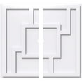 thumbnail image 1 of 28"OD x 1"ID x 9 3/4"C x 1"P Knox Architectural Grade PVC Contemporary Ceiling Medallion, Two Piece, 1 of 11