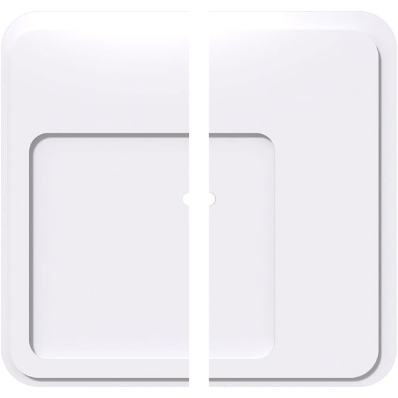 28"OD x 1"ID x 9 3/4"C x 1"P Lucan Architectural Grade PVC Contemporary Ceiling Medallion, Two Piece