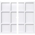 thumbnail image 1 of 28"OD x 1"ID x 9 3/4"C x 1"P Rubik Architectural Grade PVC Contemporary Ceiling Medallion, Two Piece, 1 of 11